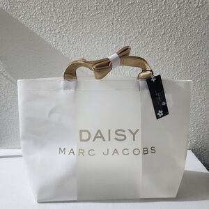 Daisy Marc Jacobs Clear White PVC Tote Bag Transparent Promo NWT